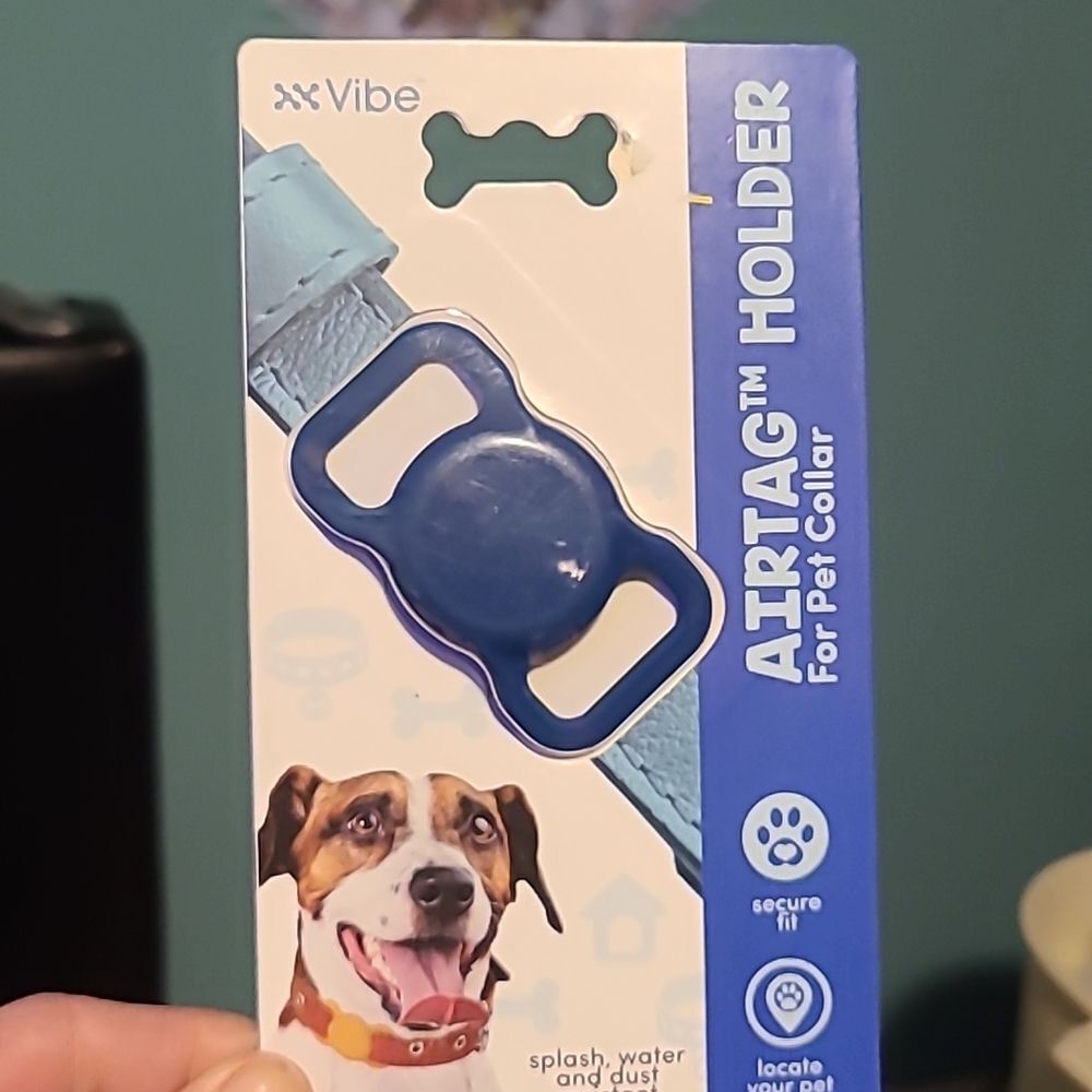 Vibe Navy Blue Airtag Holder